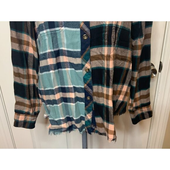Rails Heathrow Mixed Plaid Green Brando Shirt, Size S - Picture 5 of 13